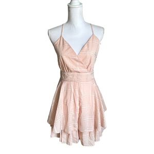 Simplee Blush Pink Spaghetti Strap Romper Size Large